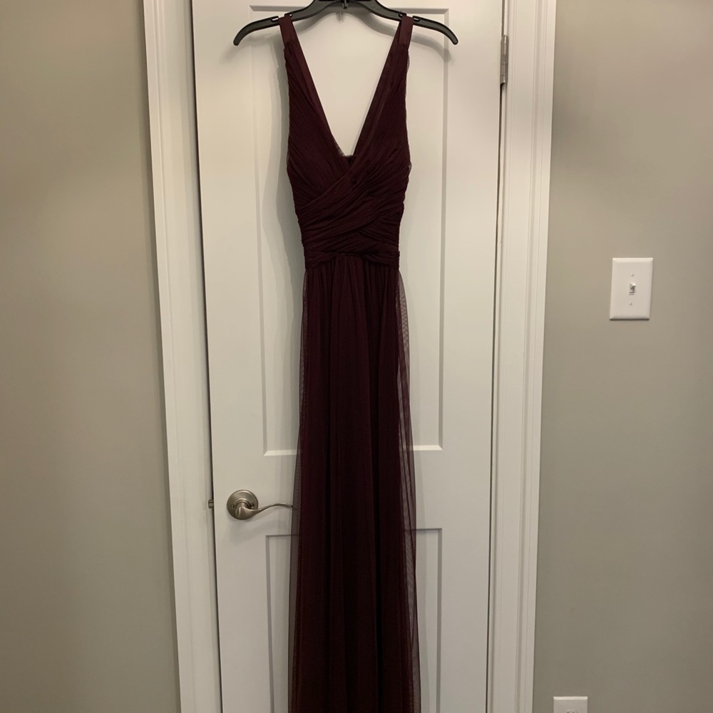 Plum Bridesmaid Dress
